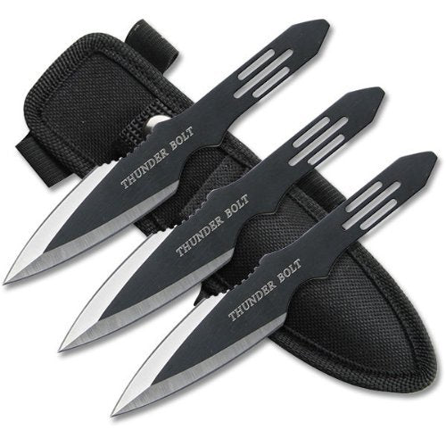 2 SET of 6PC Outdoor Ninja Knife Set w/ Leg Sheath