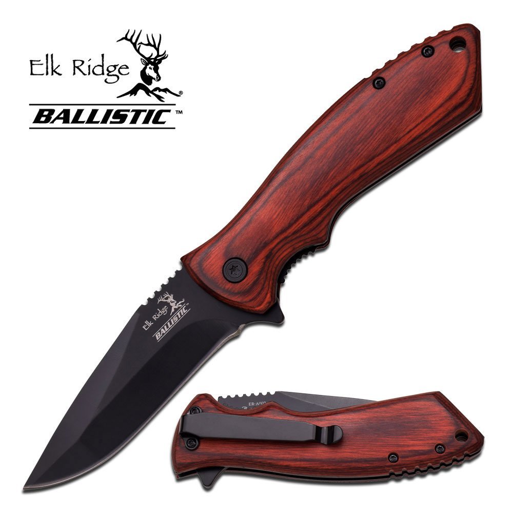 Elk Ridge Dark Wood Hunting Knife