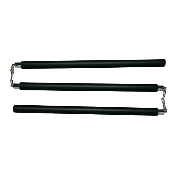 Ribbed Grip Aluminum 3-Section Staff - Three Sectional Staves - San Setsu  Kon