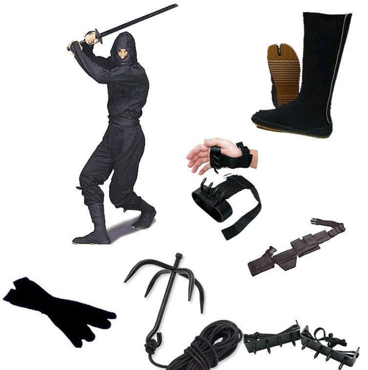 NINJA Combo Set Grappling Hook, Hand claws & Foot Spike Climbing Gear. by  Unknown