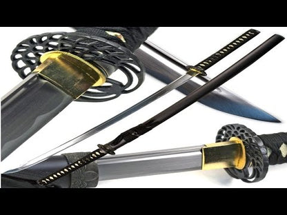 Ace Martial Arts Supply Classic Crane Tsuba Handmade Samurai Katana Sharp Sword-Mush
