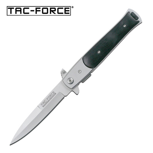 Tac-Force TF-428BW Knife with 3.5 inch Blade & Black Pakkawood Handle