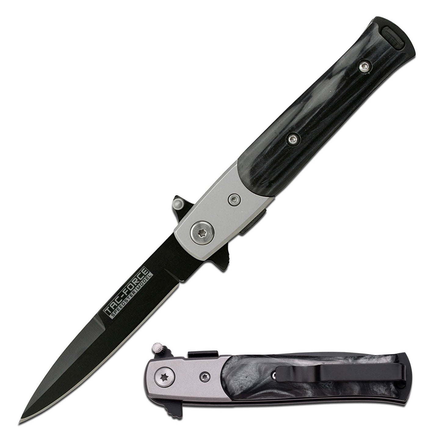 Tac-Force Black Pearl Stiletto Tactical EDC TF-438BP