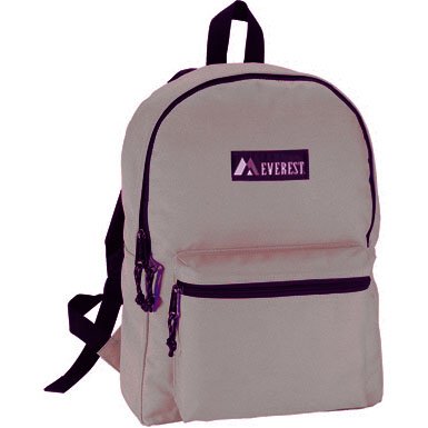 Everest Bags Classic Style Backpack School Backpacks, Khaki