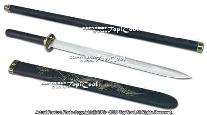 62 Inch Double Edged Naginata Japanese Yari Samurai Sword