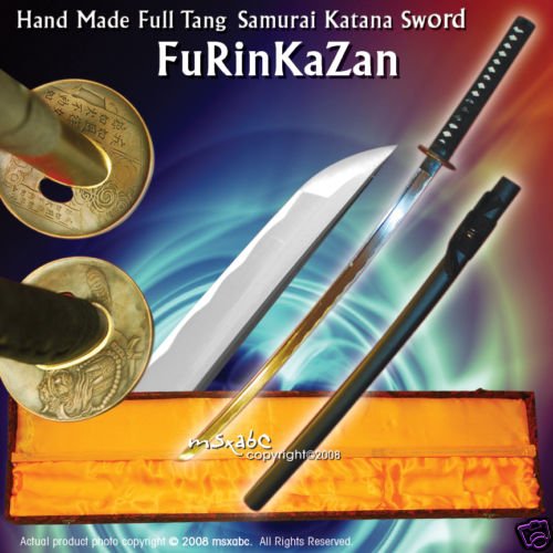 42" Handmade Full Tang New FuRinKaZan Samurai Katana Sword