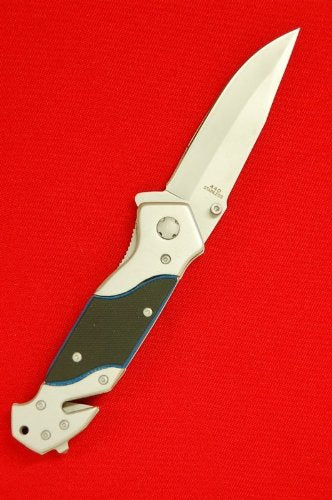 8.5" Spring Assist Tactical Rescue EMT Folding Pocket Knife