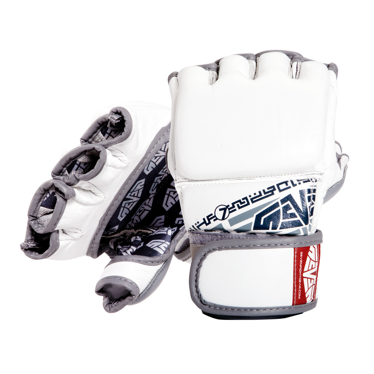 Seven MMA White Hybrid Glove